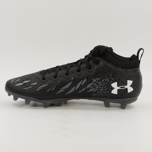 Under Armour Spotlight Select Mid MC 'Haptic Print Black' 3022667-001 size 12.5 - Picture 2 of 9
